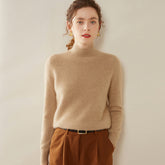 Women’s 100% Cashmere Classic Crew Neck Sweater