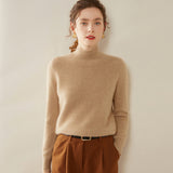 Women’s 100% Cashmere Classic Crew Neck Sweater