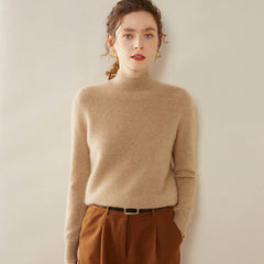 Women’s 100% Cashmere Classic Crew Neck Sweater