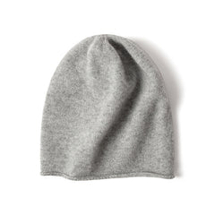 Women’s 100% Cashmere Slouchy Beanie Hat Soft Lightweight Knit Winter Cap