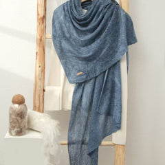Paisley Print Cashmere Scarf for Women Lightweight Patterned Shawl & Elegant Soft Wrap