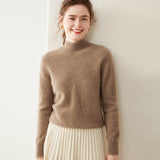 Women’s 100% Cashmere Classic Crew Neck Sweater