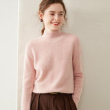 Women’s 100% Cashmere Classic Crew Neck Sweater