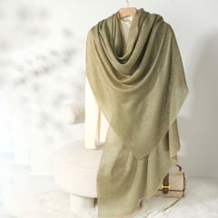 Luxury Paisley Cashmere Scarf for Women Lightweight Jacquard Shawl & Elegant Soft Wrap