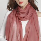 Featherweight 100% Cashmere Scarf for Women Ultra Lightweight Luxury Travel Wrap & Soft Airy Shawl