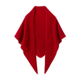 100% Cashmere Cape Shawl Wrap for Women Soft Luxury Open Front Poncho Scarf