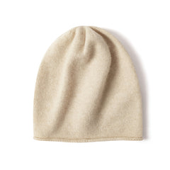 Women’s 100% Cashmere Slouchy Beanie Hat Soft Lightweight Knit Winter Cap