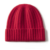 Kids Cashmere Knit Beanie Hat Soft Winter Hat for Boys & Girls