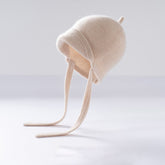 100% Cashmere Baby Hat Winter Soft Knit Beanie with Ear Flaps