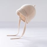 100% Cashmere Baby Hat Winter Soft Knit Beanie with Ear Flaps