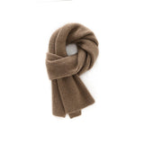 100% Cashmere Ribbed Scarf Soft Knit Winter Wrap Scarf for Women
