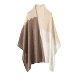 100% Cashmere Scarf with Diamond Knit Pattern Soft Wrap with Textured Design