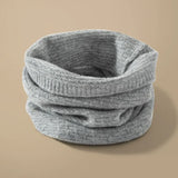 100% Cashmere Infinity Scarf Soft Knit Neck Warmer Winter Snood