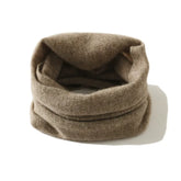 100% Cashmere Infinity Loop Scarf Lightweight Ribbed Neck Warmer
