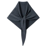 Soft Warm Knit Wrap 100% Cashmere Triangle Shawl for Women