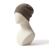 Classic 100% Cashmere Soft Lightweight Winter Knit Beanie Hat