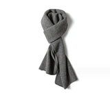 100% Cashmere Classic Knit Scarf Soft Lightweight Winter Wrap for Women & Men