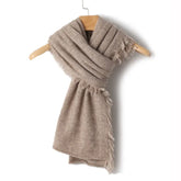 100% Cashmere Fringe Scarf Soft shawl Winter Wrap for Women & Men