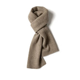100% Cashmere Classic Knit Scarf Soft Lightweight Winter Wrap for Women & Men