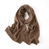 100% Cashmere Knit Scarf Long Thick Soft Scarf for Women & Men