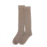 100% Cashmere Knee High Socks Soft Knit Long Socks with Warm Stretch Fit