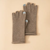 100% Cashmere Touchscreen Gloves Knit Winter Smartphone Gloves