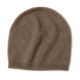 100% Cashmere Beanie Hat Soft Knit Winter Cap Slouchy Beanie Unisex