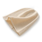 100% Cashmere Beanie Hat Knit Winter Cap with Classic Rolled Edge