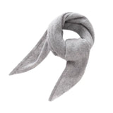 100% Cashmere Triangle Scarf Soft Knit Neck Wrap Neck Warmer Unisex