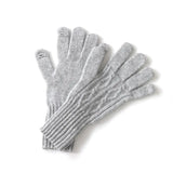 100% Cashmere Soft Ribbed Winter Socks with Folded Cuff