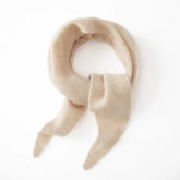 Soft Lightweight Knit Wrap 100% Cashmere Small Triangle Scarf Neck Warmer