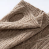 Cashmere Neck Warmer Face Cover Windproof Ear Loop Winter Gaiter