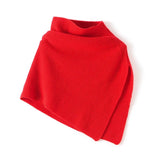 100% Cashmere Knit Dickey Mock Turtleneck Shoulder Warmer for Women