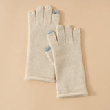 100% Cashmere Touchscreen Gloves Knit Winter Smartphone Gloves