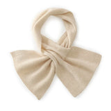 Unisex 100% Cashmere Pull-Through Scarf Winter Warm Knit Neck Scarf