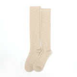 100% Cashmere Knee High Socks Soft Knit Long Socks with Warm Stretch Fit