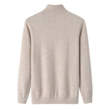 Men’s 100% Cashmere Turtleneck Sweater Luxury Soft Warm Knit Pullover