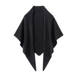 100% Cashmere Cape Shawl Wrap for Women Soft Luxury Open Front Poncho Scarf
