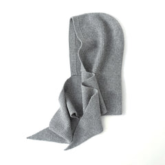 Women's 100% Cashmere Hooded Scarf Soft Cashmere Balaclava Hooded Wrap