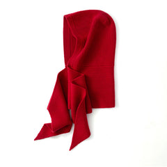 Women's 100% Cashmere Hooded Scarf Soft Cashmere Balaclava Hooded Wrap