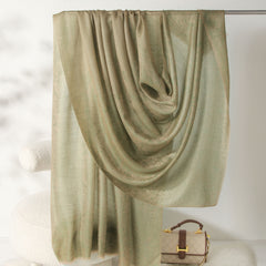 Luxury Paisley Cashmere Scarf for Women Lightweight Jacquard Shawl & Elegant Soft Wrap