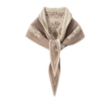 100% Cashmere Triangle Scarf for Women Luxury Soft Knit Shawl Wrap