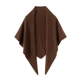 100% Cashmere Cape Shawl Wrap for Women Soft Luxury Open Front Poncho Scarf
