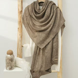 Paisley Print Cashmere Scarf for Women Lightweight Patterned Shawl & Elegant Soft Wrap