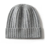 Kids Cashmere Knit Beanie Hat Soft Winter Hat for Boys & Girls
