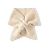 100% Cashmere Knit Neck Warmer Soft Cross-Over Pull-Through Scarf