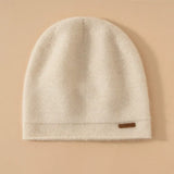 100% Cashmere Beanie Hat Knit Winter Hat for Women & Men