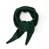 Soft Lightweight Knit Wrap 100% Cashmere Small Triangle Scarf Neck Warmer