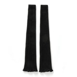 100% Cashmere Leg Warmers Soft Ribbed Knit Calf Warmers
