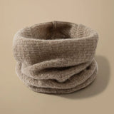 100% Cashmere Infinity Scarf Soft Knit Neck Warmer Winter Snood